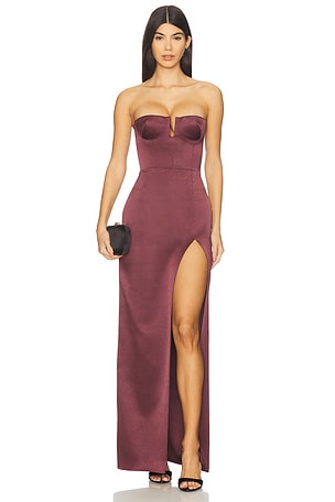 Strapless Column Dress Alex Perry
