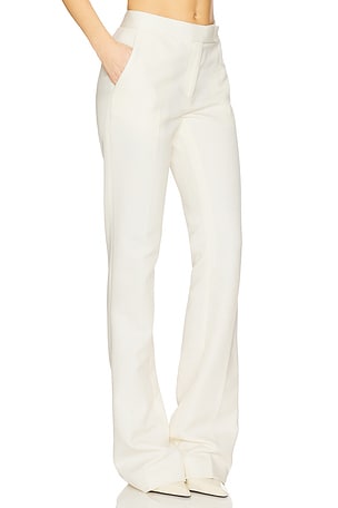 Alex Perry Tailored Suiting Bootcut Trouser in Cream