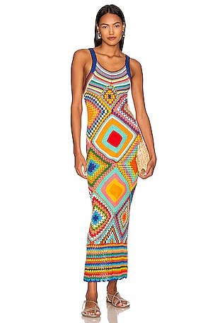 Quadricor Long Dress Alix Pinho