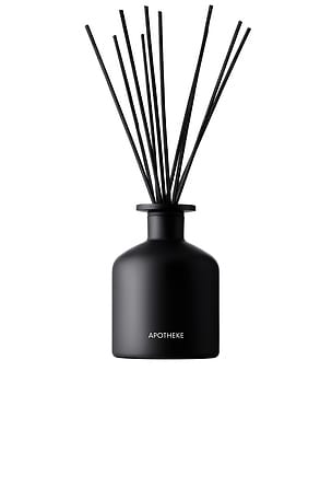 APOTHEKE Charcoal Reed Diffuser in Black