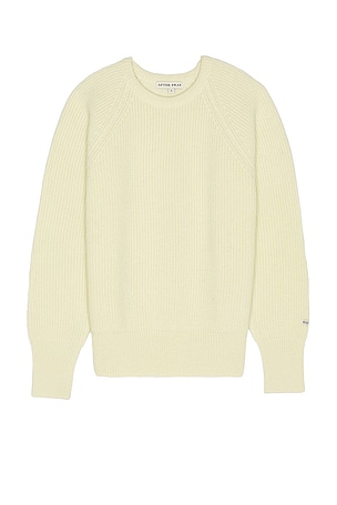 Rover Patched Knit Crew Neck Sweater After Pray