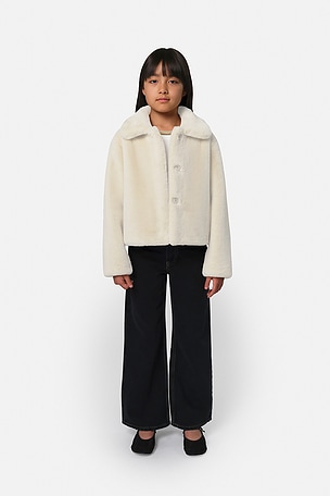 Apparis Elis Kids Coat in Cream