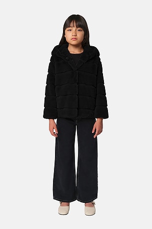 Apparis Goldy Kids Coat in Black