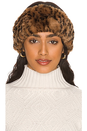 Elen Faux Fur Headband Apparis