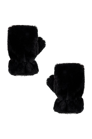 Ariel Faux Fur Mittens Apparis