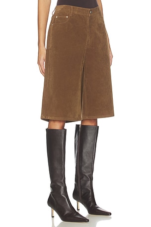 Apparis Ren Sans Suede Bermuda in Brown