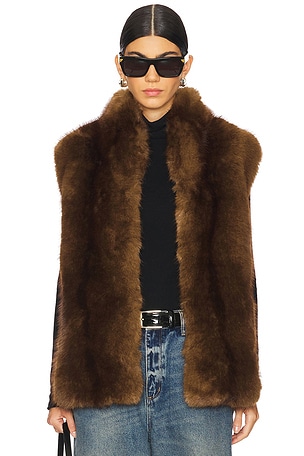 Laila Mink Vest Apparis