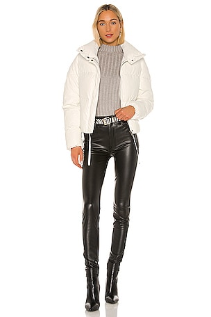 Camila Vegan Leather Puffer Jacket