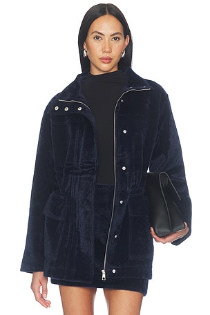 Edie Faux Pony Parka Jacket Apparis