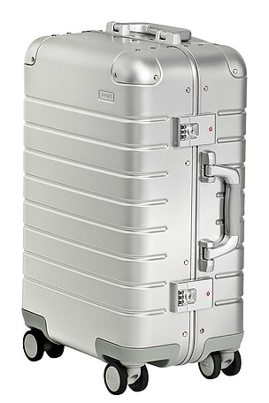 Away Aluminum Carry On in Metallic Silver