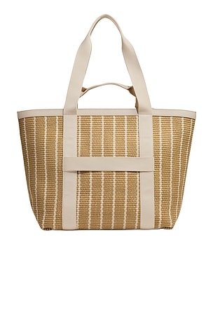 Away Riviera Straw Tote in Tan
