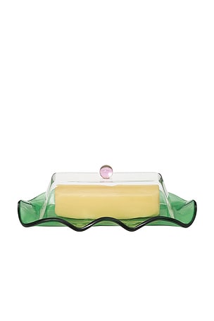 Areaware Everything Nice Butter Dish in Green