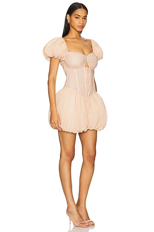 Aniye Records Sally Balloon Dress in Blush