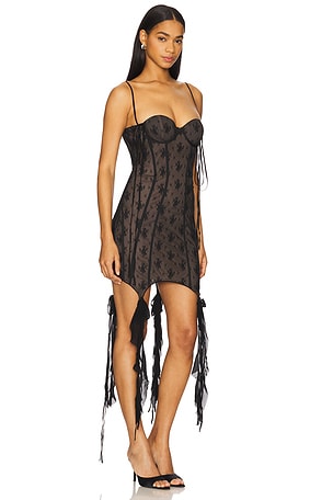 Aniye Records Kala Guepiere Dress in Black