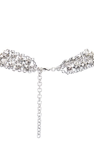 Aniye Records Aly Necklace in Metallic Silver