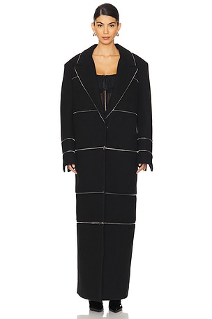 Aniye Records Joy Over Coat in Black