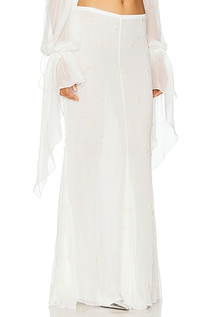 Aniye Records Joly Skirt in Cream