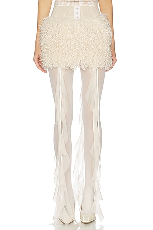 Nika Faux Fur Mini Skirt Aniye Records