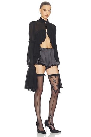 Aniye Records Tamara Blouse in Black