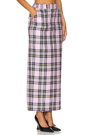 AREA Midi Skirt in Pink