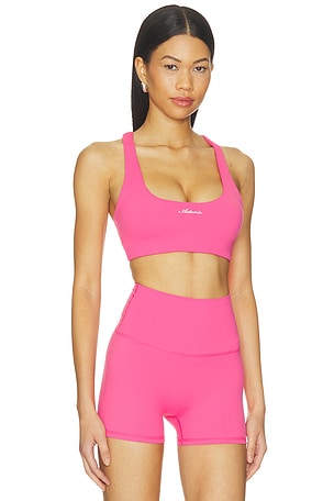 Astoria Racer Back Sports Bra in Pink