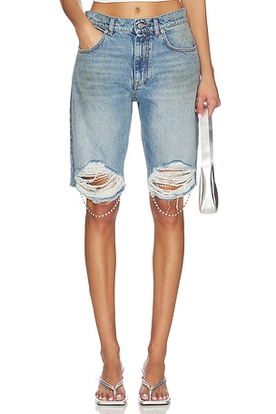 Crystal Fray Jean Short AREA