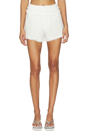 GIRLY RIB KNIT ショートパンツ AREA