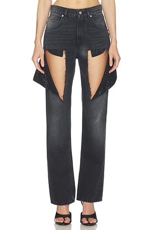 Hotfix Thigh Slash Jean AREA