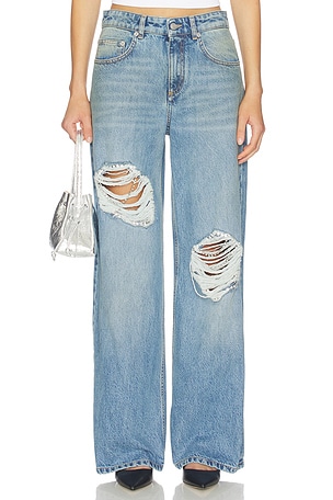 Crystal Fray Relaxed Jean AREA