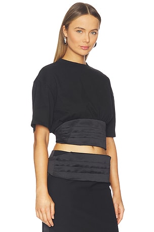 AREA Tuxedo T-Shirt in Black