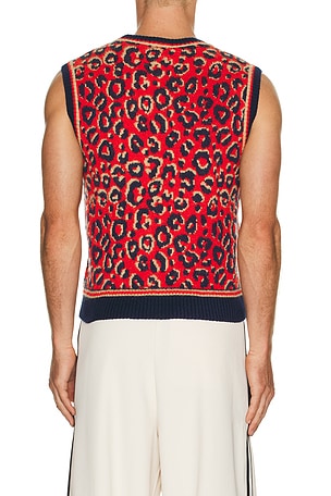adidas by Wales Bonner Knit Vest in Red