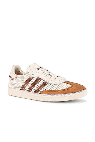 adidas by Wales Bonner SAMBA WALES BONNER Cream White Brown Cream White REVOLVE