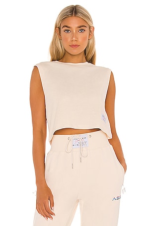 adam selman sport cropped muscle tee