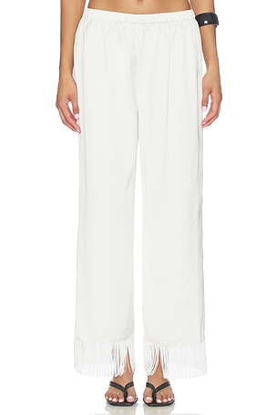 Artless PANTALON À FRANGES BLAIR en Blanc