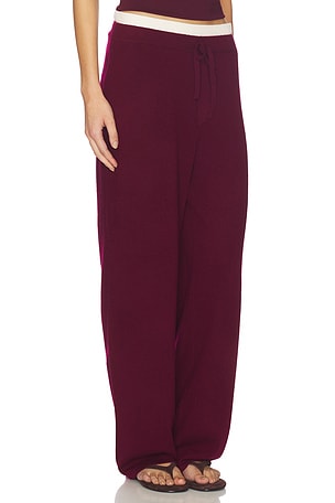 Artless Forever Tove Layered Pant in Burgundy