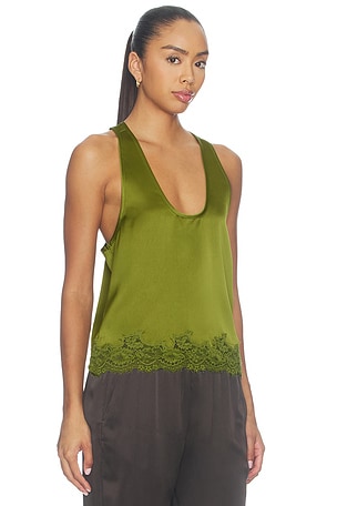 Artless x REVOLVE Wren Lace Top in Olive