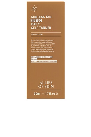 Allies of Skin Sunless Tan SPF 50 Daily Self-Tanner in Beauty: NA