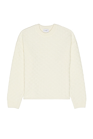 Checkered Merino Knit Sweater Askyurself