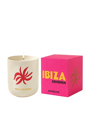 Ibiza Bohemia Travel From Home Candle in Blue Assouline
