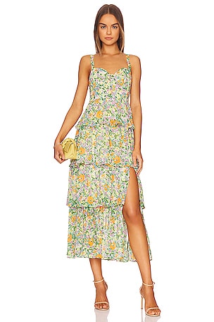 astr the label midsummer tiered maxi dress Rodeo ASTR The Label