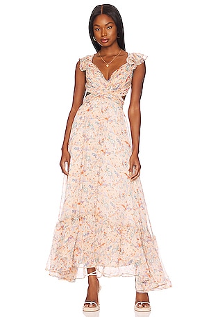 Zimmermann crucial Primrose Halter Dress