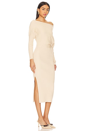 ASTR the Label Caris Sweater Dress in Beige