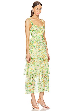 ASTR the Label Midsummer Dress in Green