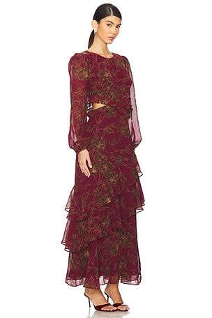 ASTR the Label Biella Dress in Wine