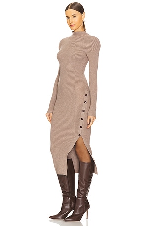 ASTR the Label Soryn Sweater Dress in Taupe