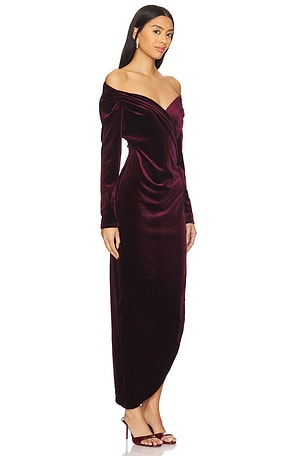 ASTR the Label Sirca Dress in Wine