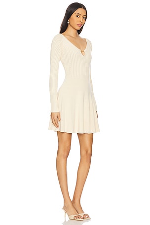ASTR the Label Cybele Sweater Dress in Neutral