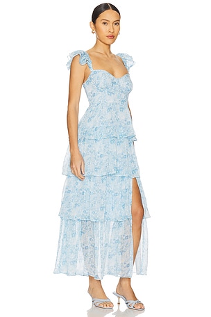 ASTR the Label Midsummer Dress in Blue