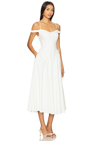 ASTR the Label Elvinia Dress in White
