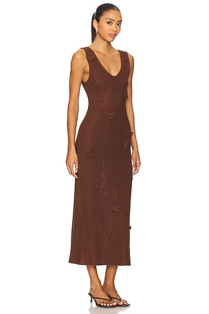 ASTR the Label Ainhoa Sweater Dress in Brown